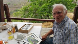 Guest at Rhino Ridge Safari Lodge, Herbert Bednarik